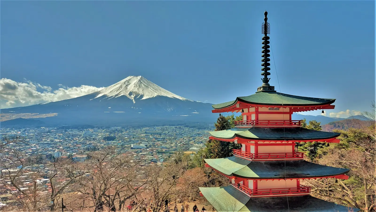 Chureito Pagoda and Mount Fuji