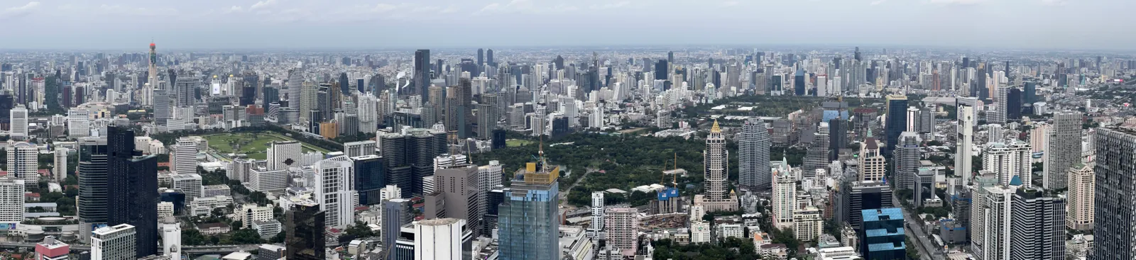 Bangkok skyline from Mahanakhon